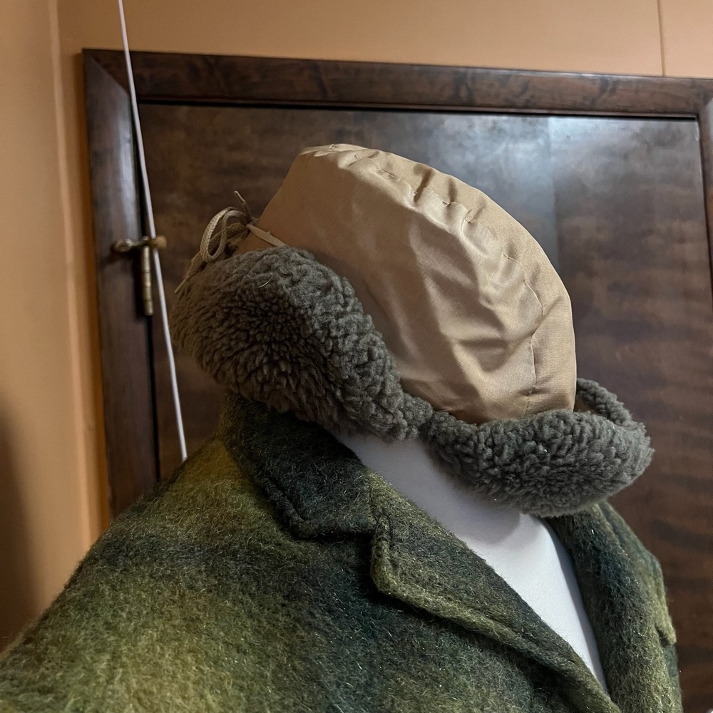 Eddie Bauer Trapper Hat Mens 80s Goose Down Sherpa Aviator‎ Vintage Winter Cap